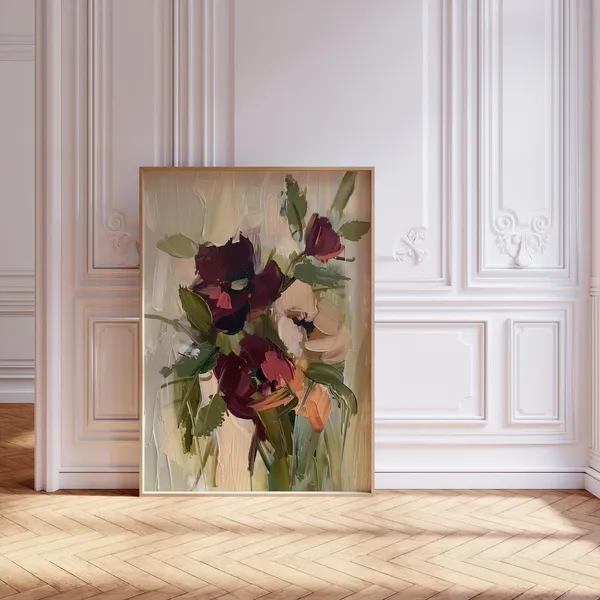 Abstract Botanical - Vintage Travel Poster