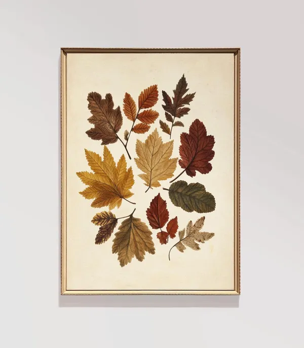 Autumn Dining Room Botanical Wall Art Print