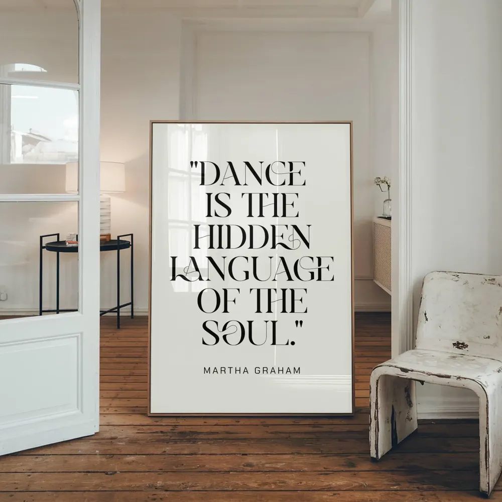 Martha Graham Dance Quote Art Print, Studio Decor - Image 3