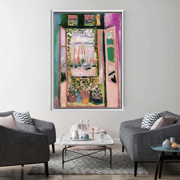 Henri Matisse The Open Window Floral Art Print