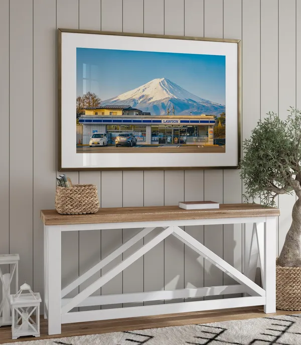 Japan Lawson Mt Fuji Sunrise Poster