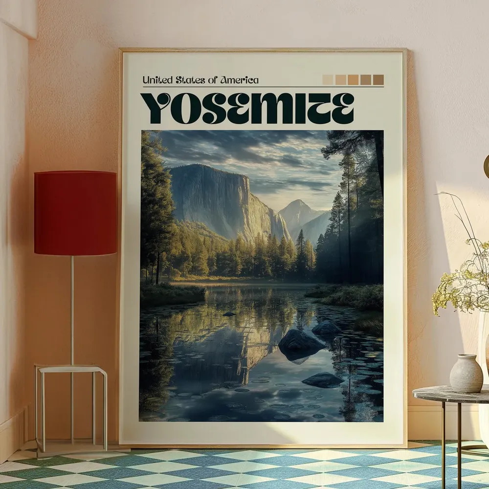 Yosemite National Park El Capitan Travel Poster - Image 2