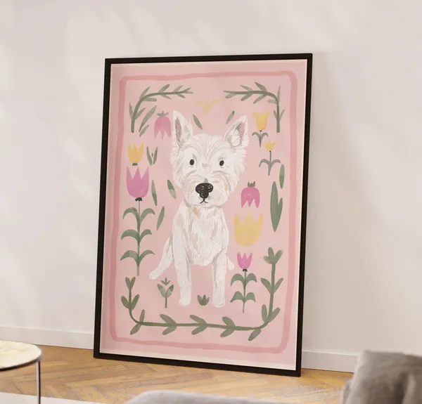 Custom Pet Portrait Watercolor Remembrance Art Print