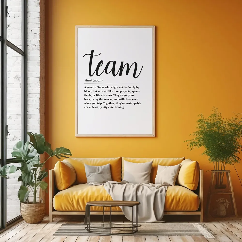 Team Definition Poster, Home or Office Decor - Image 6