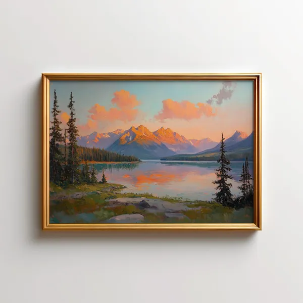Banff National Park, Moraine Lake Landscape Art Print