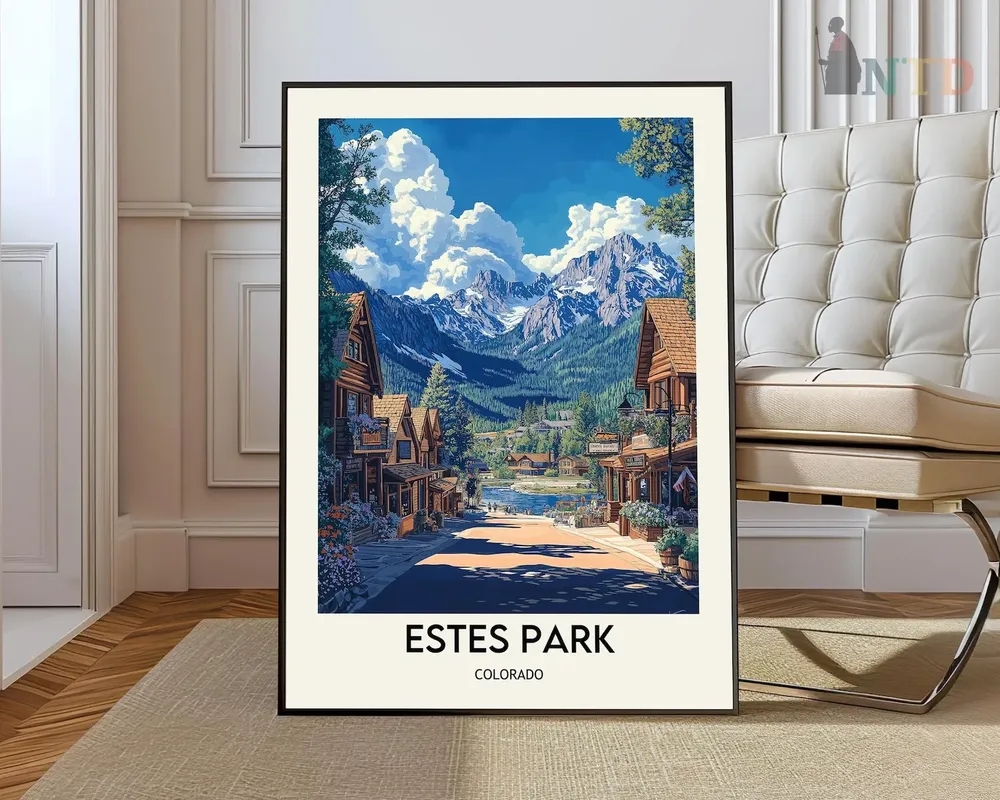 Estes Park Photo Decor Travel Poster