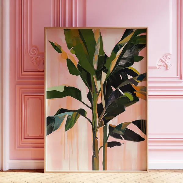 Tropical Leaves - Pastel Botanical Art
