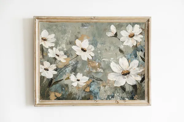 Vintage Spring Floral Still Life Art Print