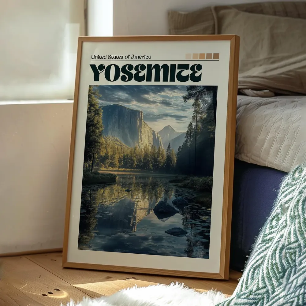 Yosemite National Park El Capitan Travel Poster - Image 3