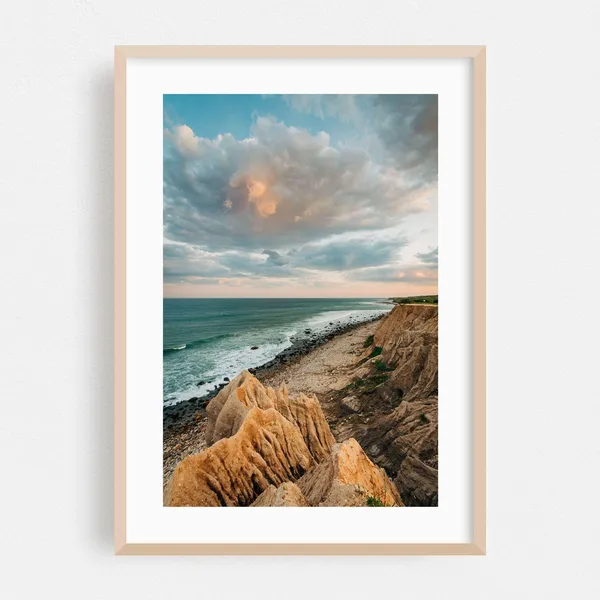 Montauk Print, New York Coastal Landscape Poster