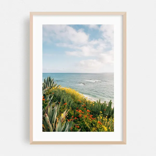Laguna Beach Coastal Landscape Art Print