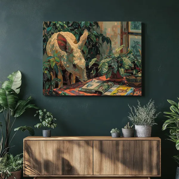 Aardvark Wall Art, Cozy Living Room Decor