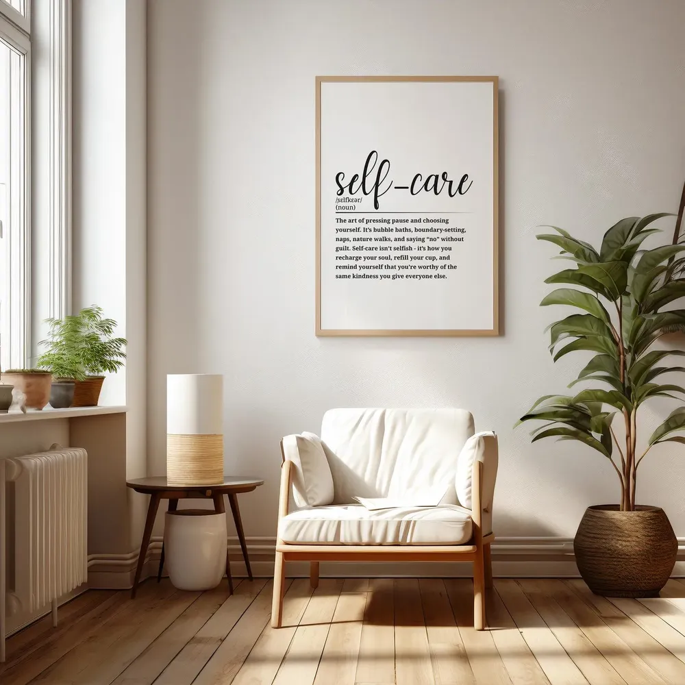 Selfcare Definition Poster for Home or Office - Image 4