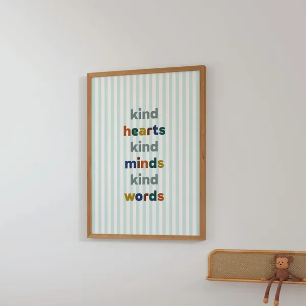 Positive Classroom Affirmation Typography Art Print