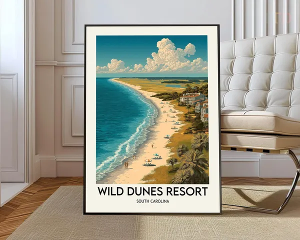 Wild Dunes Resort Isle of Palms Travel Poster