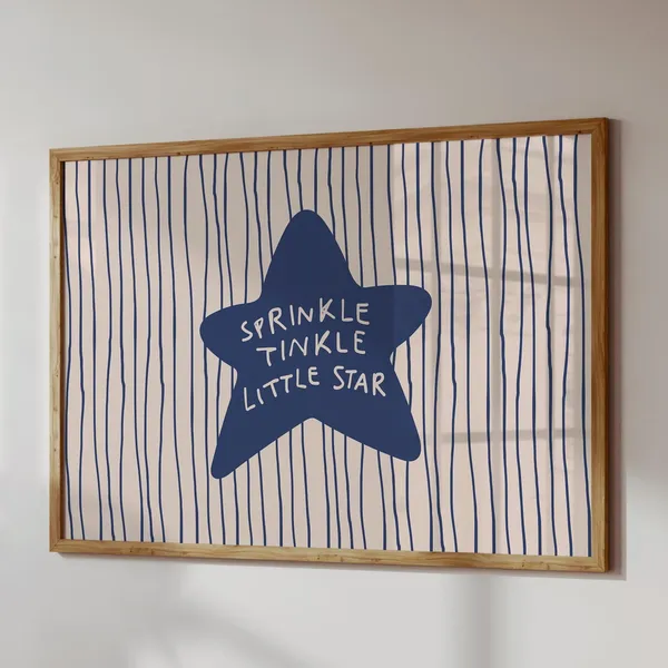Sprinkle Tinkle Little Star Bathroom Humor Art Print