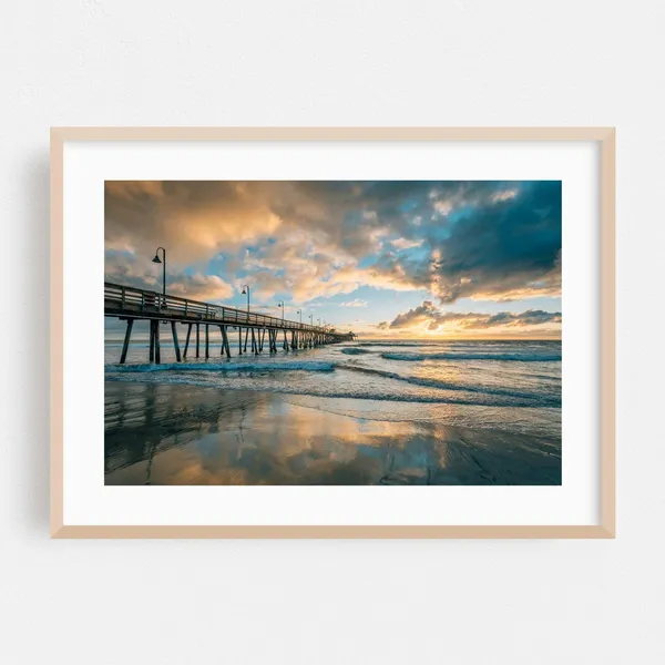 Imperial Beach Coastal Sunset Landscape Art Print