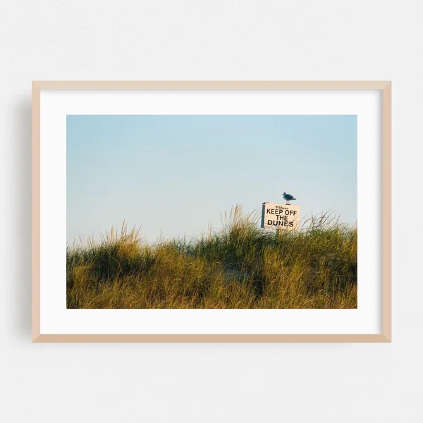New York Beach Minimalist Nature Landscape Poster