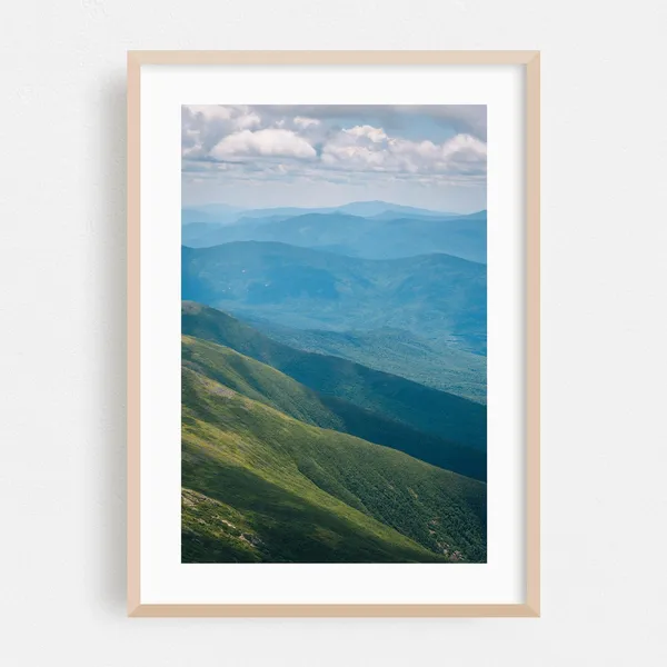 New Hampshire Mountain Landscape Art Print