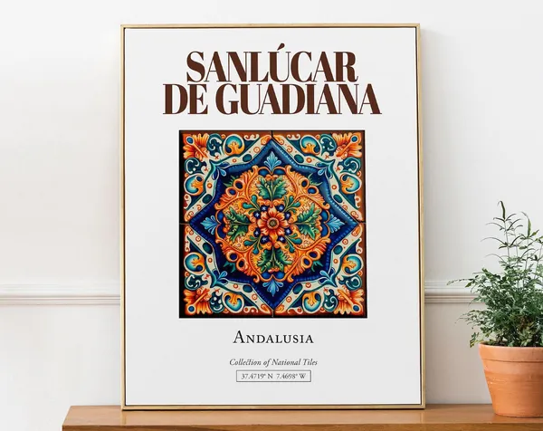 Sanlcar De Guadiana Andalusia Spain Travel Poster