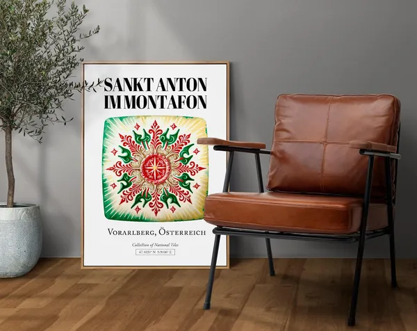 Sankt Anton Im Montafon Travel Poster, Austria