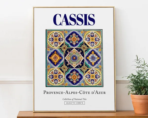 Cassis Provence-Alpes-Côte D'Azur France Travel Poster