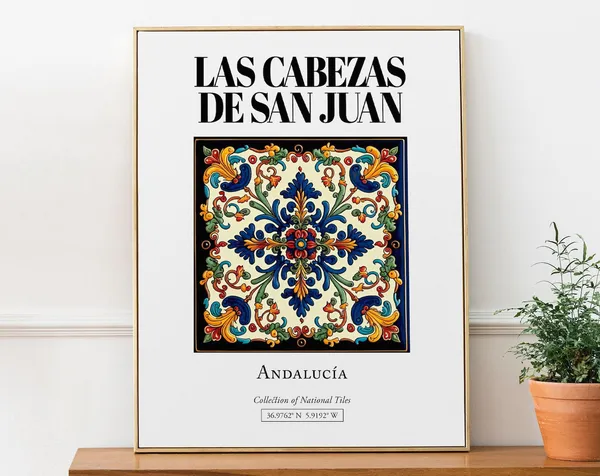 Las Cabezas De San Juan Minimalist Travel Poster