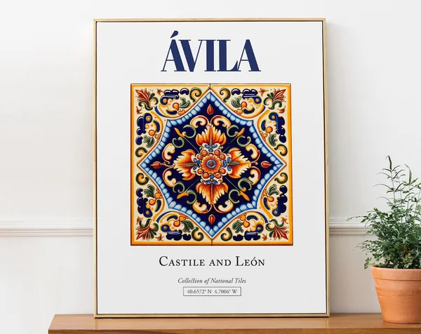 Vila Castile And Len Spain Minimalist Travel Poster
