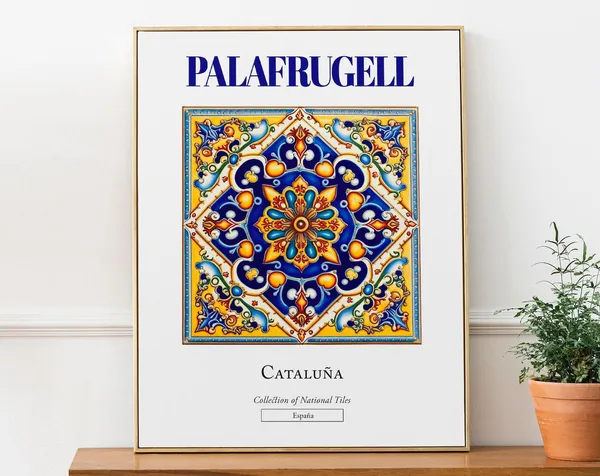 Palafrugell Catalua Spain Minimalist Travel Poster