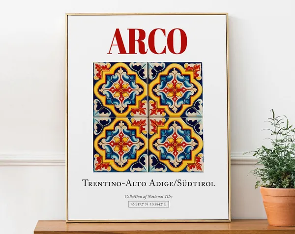 Arco Trentino-Alto Adige-Südtirol Italy Travel Poster