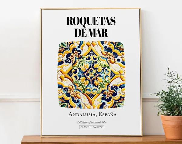 Roquetas De Mar Andalusia Spain Travel Poster