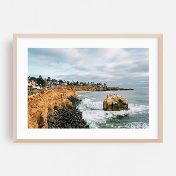 San Diego Coastal Landscape Travel Poster