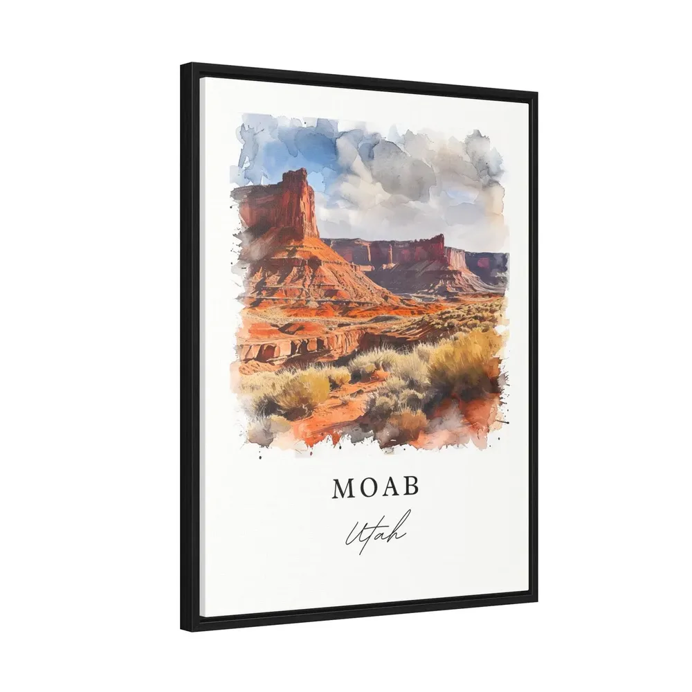 Moab Traditional Travel Poster, Utah Art Print - Image 5
