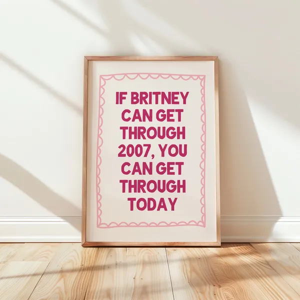Witty Sarcastic Typography Wall Art Print