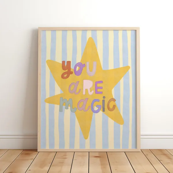 You Are So Loved Nursery Wall Art, Watercolor