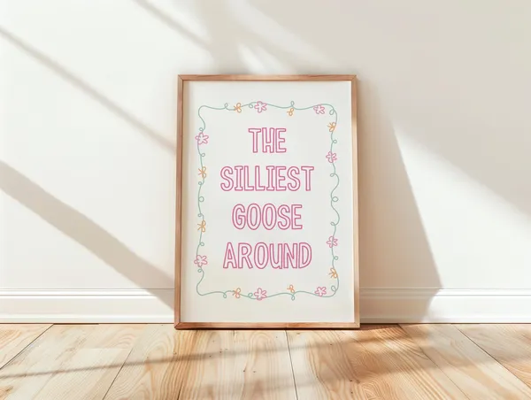 Nursery Wall Print, Eclectic Kids Bedroom Art