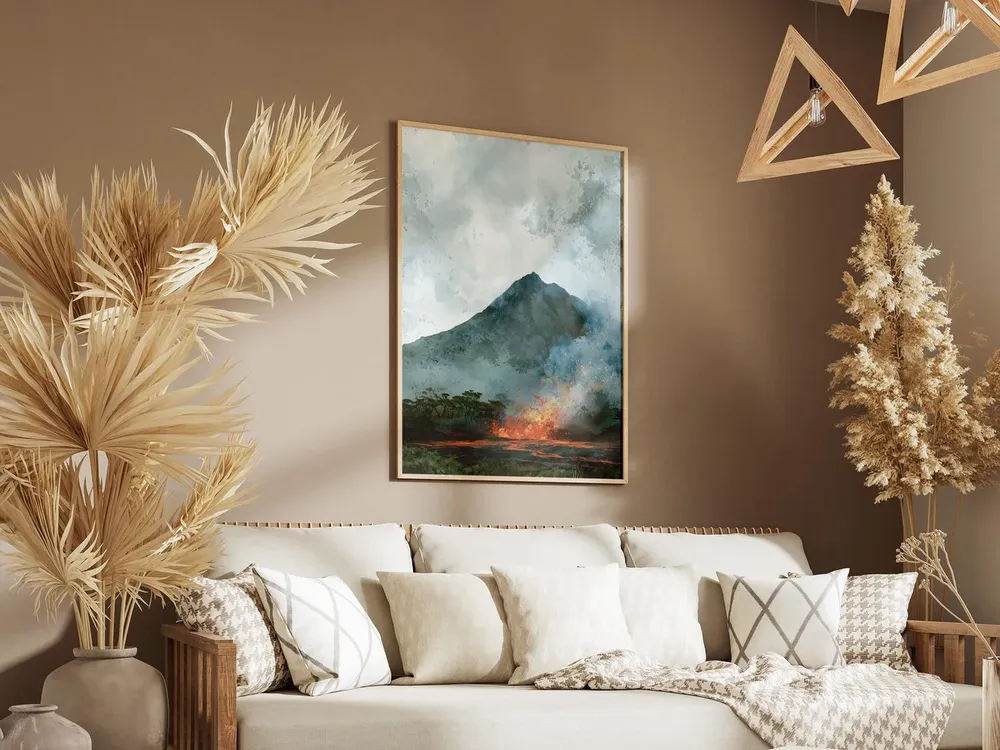 Hawaii Volcanoes National Park Landscape Travel Poster - Image 3
