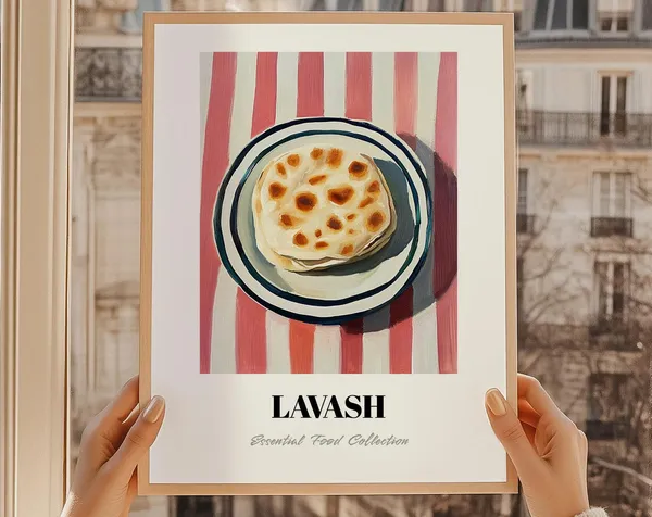Lavash Armenian Cuisine Middle East Art Print