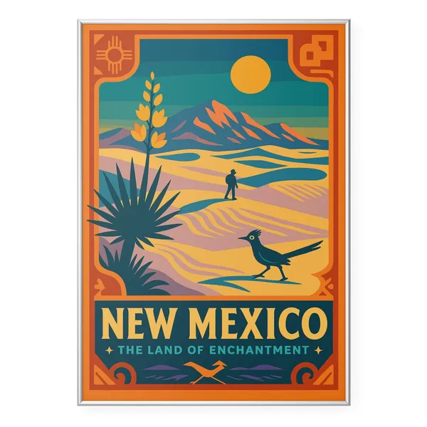 New Mexico Land Of Enchantment Travel Poster
