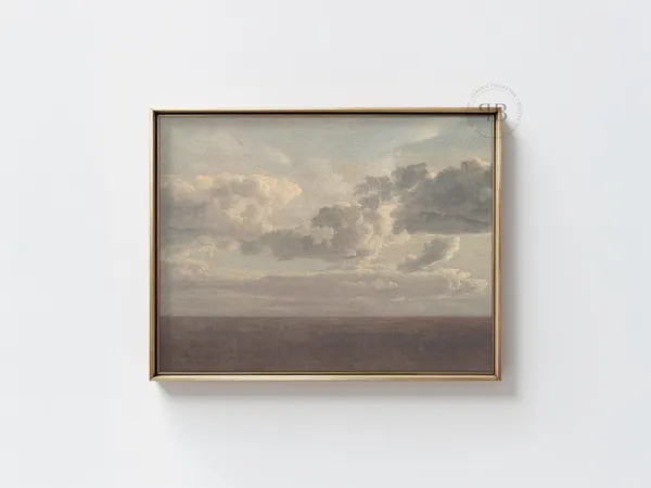 Cloudscape Ocean Horizon Sky Seascape Art Print