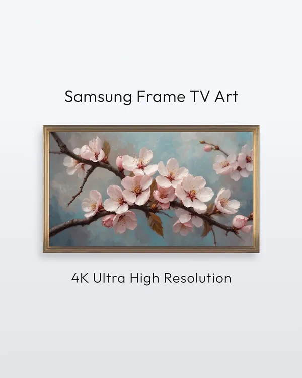 Cherry Blossom Spring Floral Art Print