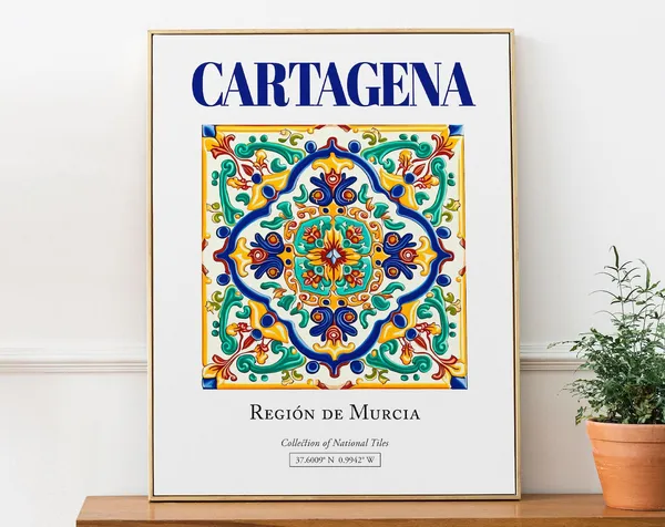 Cartagena, Region de Murcia Spain Travel Poster