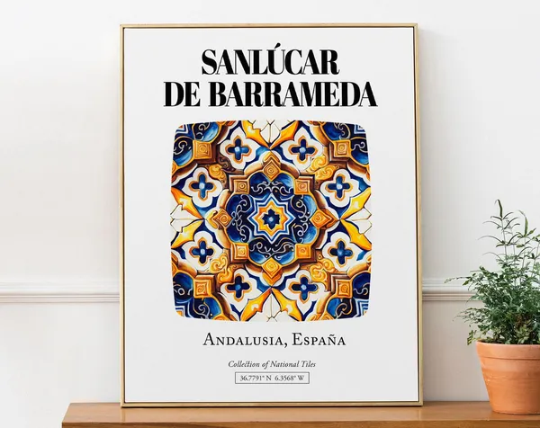 Sanlcar De Barrameda Andalusia Spain Travel Poster