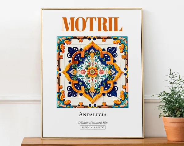 Motril, Andaluca Spain Minimalist Travel Poster