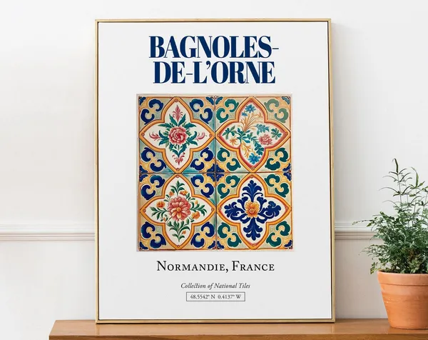 Bagnoles-de-l'Orne Normandy France Travel Poster