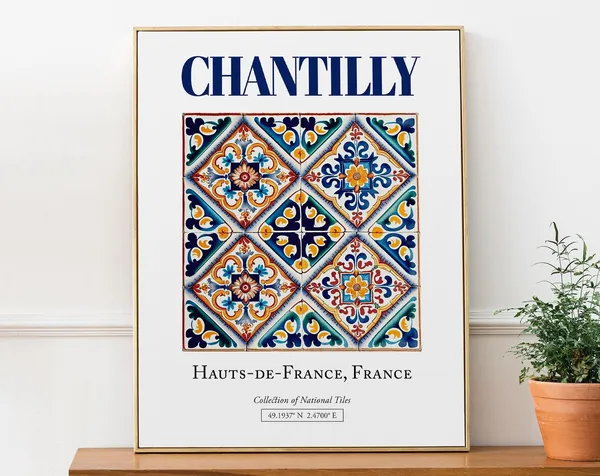 Chantilly, Hauts-de-France Travel Poster