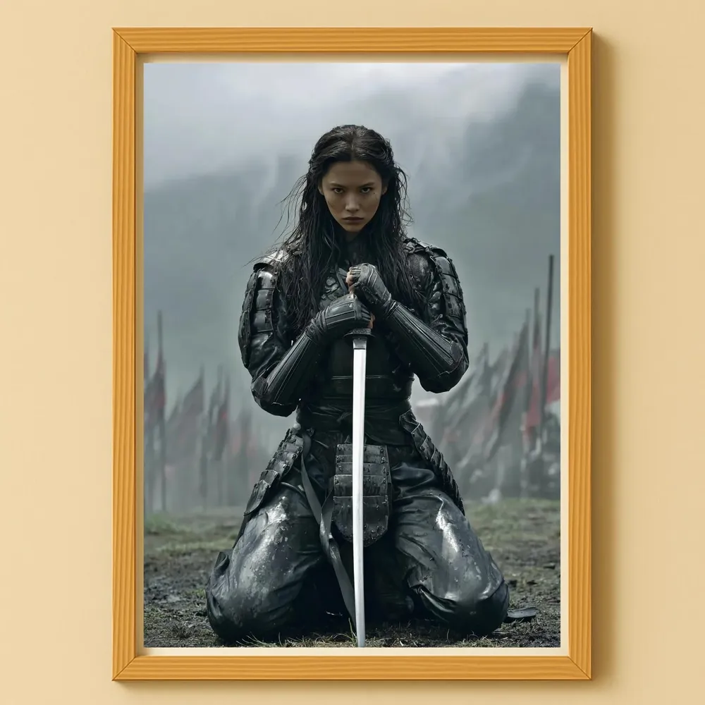 Warrior Woman Dark Fantasy Art Print