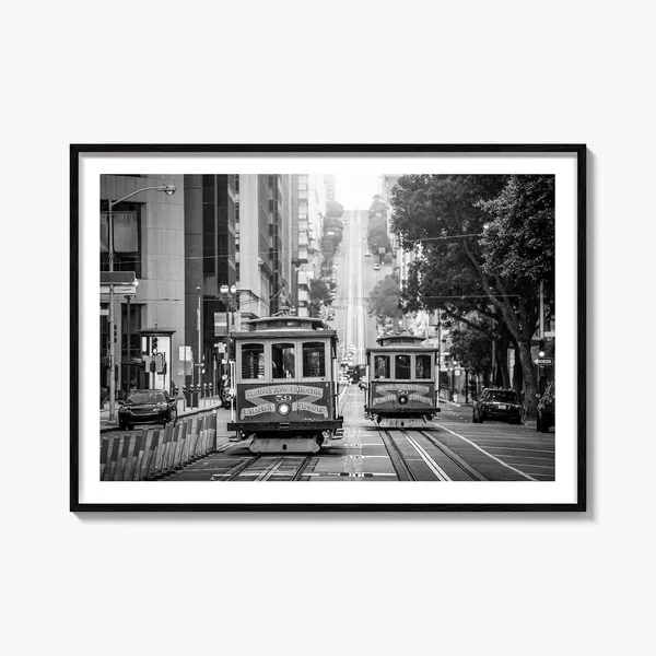 San Francisco Black And White Travel Poster No. 2