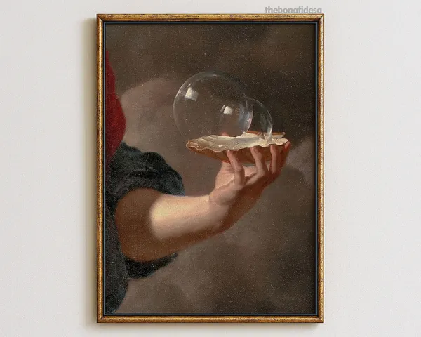 Baroque Decoration Vintage Oil Painting Art Print