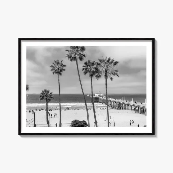 Manhattan Beach Photography Print Wall Art Print